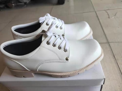 White Mena  s Leather Shoes