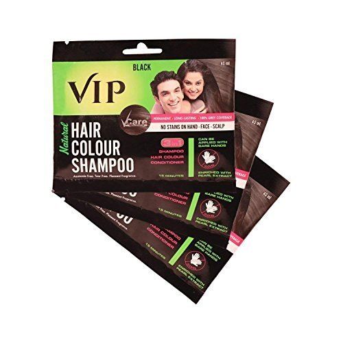 Buy VIP BUYHAPPY Hair Colour Shampoo Online at Low Prices in India   Amazonin