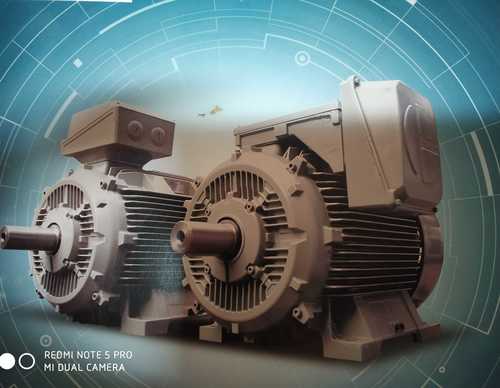 Cast Iron Electric Motor - Rated Power: <10 KW, Speed: 500-1000 RPM, IP Rating: IP21 | Electrically Operated, Robust Build, Simple Installation, Problem-Free Maintenance