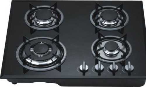 Four Burner Glass Top Lpg Gas Stove Size: Customized