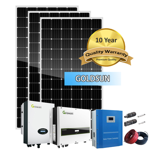 10kw On Grid Solar System Number Of Cells: 60