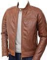 Full Sleeves Mens Leather Jacket