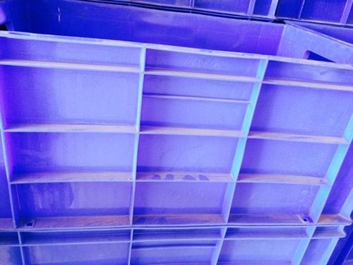 Blue Plastic Corrugated Box