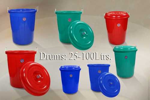 25-100 Litres Plastic Drums  - Color: Any