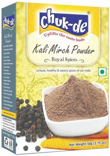 Chukde Spices Kali Mirch Powder, Black Pepper, Peppercorn, 50g
