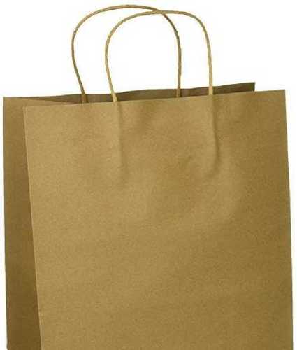 Eco Friendly Kraft Paper Shopping Bag - Multi Sized, Lightweight Brown Design