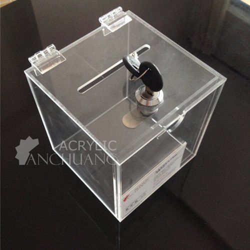 Transparent Acrylic Donation Box