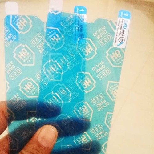 White Transparent Mobile Phone Screen Protector