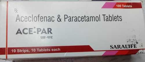 Aceclofenac & Paracetamol Tablets, Ace-par Tablet