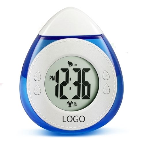 Blue Water Power Alarm Clock