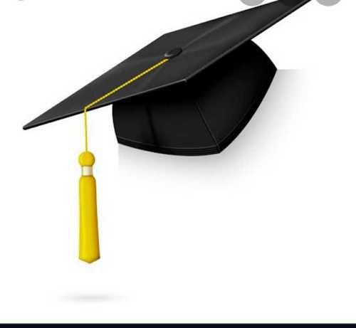 Black Color Graduation Cap Gender: Unisex