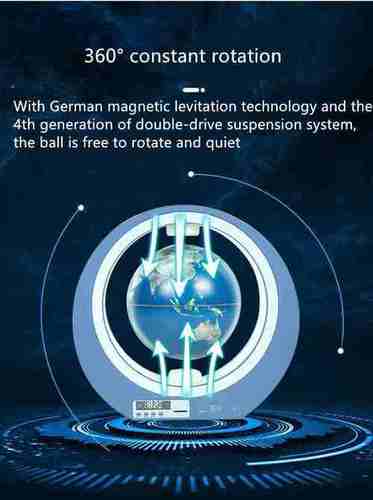 Blue Globe Magnetic Levitation Globe 