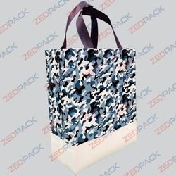 With Handle Blue Non Woven Fabric Bags