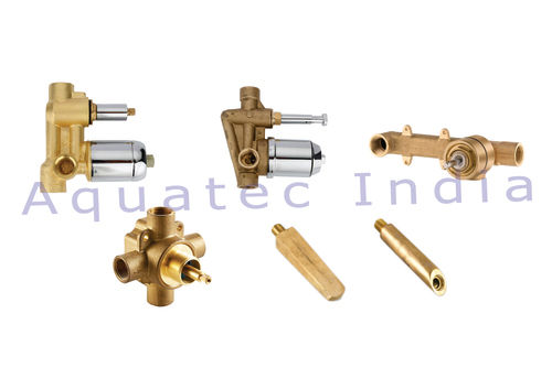 Brass Casted And Hot Pressed Forged Single Lever Bodies For Divertors And Basin Mixers