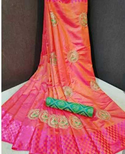 Designer Party Wear Saree - 6.2 m Length with 0.7 m Blouse, Fine Finished | Summer Season, Machine Wash & Hand Wash, New Condition