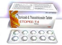 Etoricoxib 60mg + Thiocolchicoside 4mg Tablet