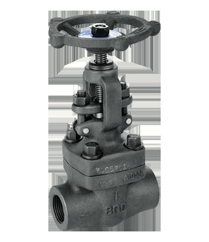 Forged Globe Valve - Forged C.S. A-105/S.S. 304/316, 800# 1500# 2500# Rating, 1/2" - 2" Size, Dark Grey Color, Screw BSP/BSPT/NPT & Socket Weld Ends