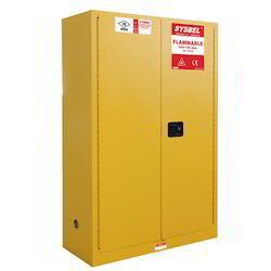 Yellow Manual Powder Coated Flammable Cabinet