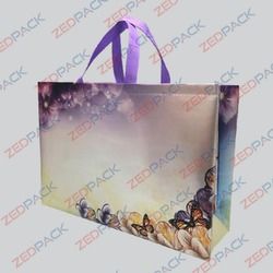 Printed Reuseable Shopping Bag Handle Material: Non Woven Fabric