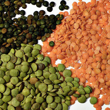 Red And Green Lentils