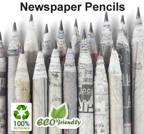 100% Recycled Paper Pencil Size: Diameter: 7 Mm  Length: 190 Mm