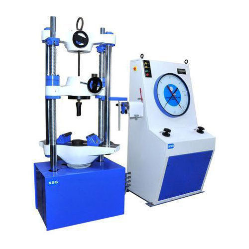 White And Blue Analogue Universal Testing Machine