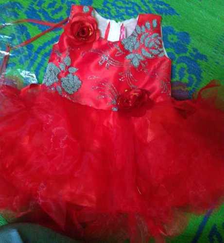 Fashionable Kids Partyware Frock Age Group: 1-3 Years