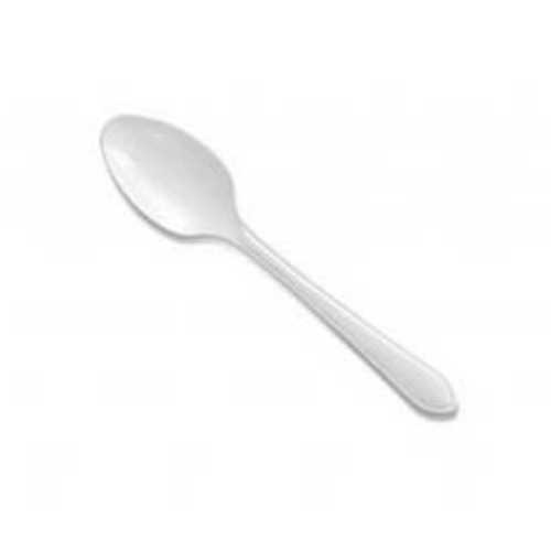 Reusable Plastic White Spoon