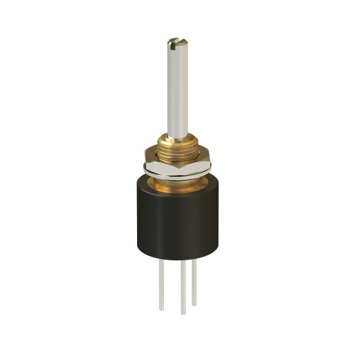 Rotary Transducer VP12 - Plastic Housing, Stainless Steel Shaft, M6 x 0.75 Brass Thread | Various Sizes & Colors Available, Long Life Durability