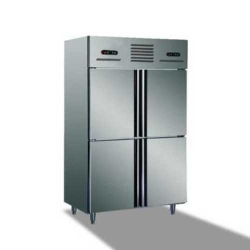 Silver Stainless Steel Upright Deep Freezer