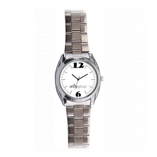 Women Round Metal Wrist Watch