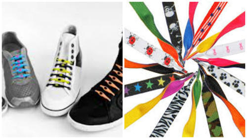 Various Colors Are Available Designer Printed Shoe Laces 