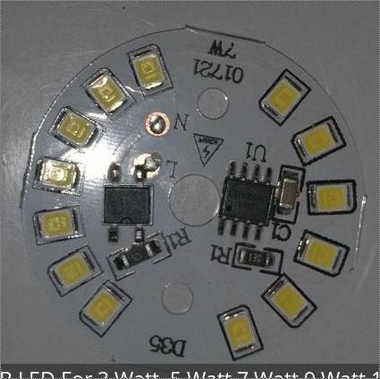  कूल व्हाइट डोब एलईडी बल्ब इनपुट वोल्टेज: 220V - 240V वोल्ट (V) 