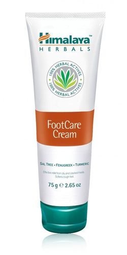 Himalaya Foot Care Cream - 65 Gram Tube, Herbal Ingredients with Sal Tree Extract, Honey, Turmeric & Fenugreek for Soothing and Moisturizing Cracked Heels