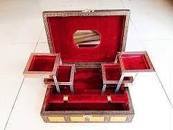 Red Rectangular Jewellery Box 