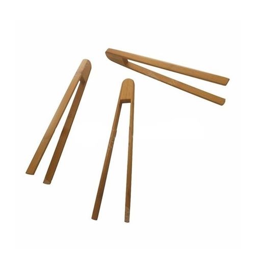 Bamboo Clip Kitchen Tongs