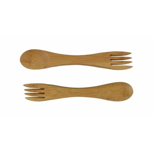 Bamboo Wood Fork And Spoon Size: 6.75 " X 1.5 "