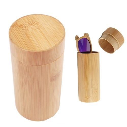 Bamboo Wood Sunglasses Case