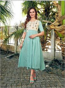 Ladies Cotton Hand Work Kurti Size: Xxl