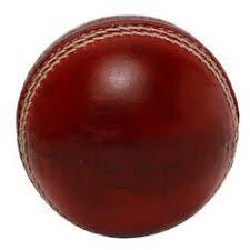 Red Leather Cricket Ball