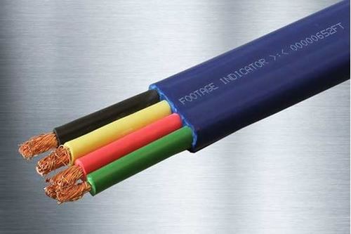 Flat Submersible Cable Armored Material: Pvc