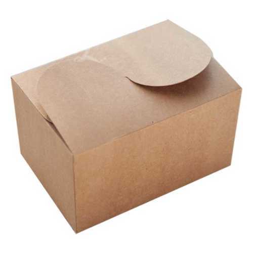 Matte Lamination Paper Packaging Brown Box 