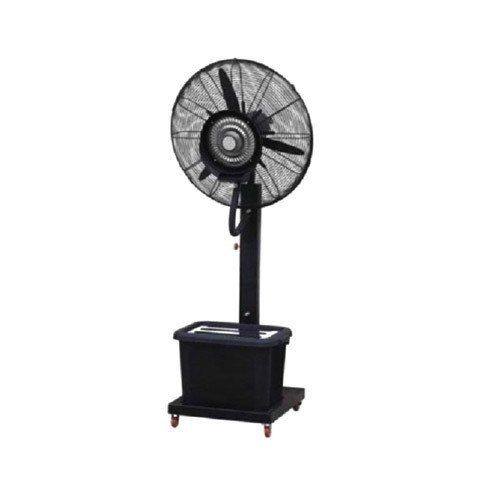 Water Mist Fan - 26 Inch Blade Diameter, Black Finish | 3 Speed Modes, Electrical Powered, Perfect for Outdoor Restaurants & Events