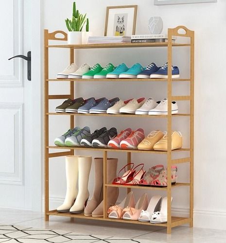 Modern Bamboo Shoe Rack