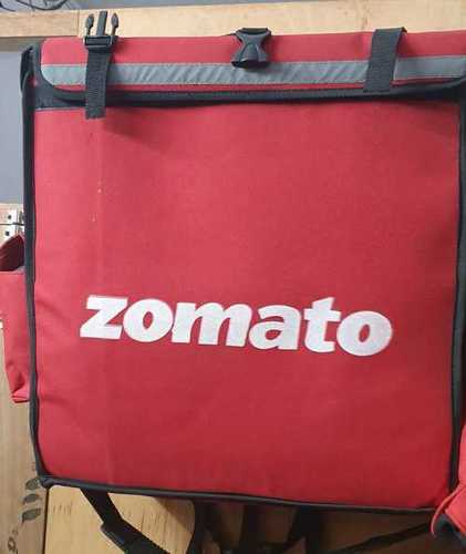 Red Color Food Delivery Bag