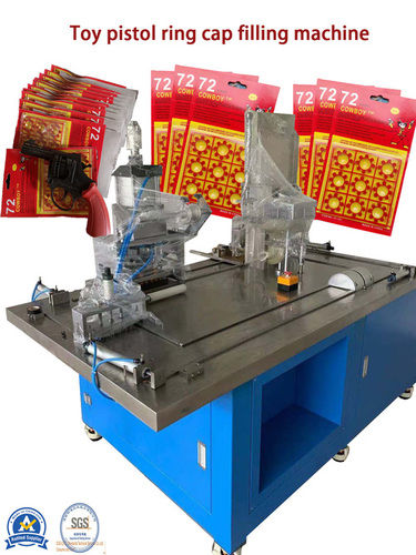 Toy Pistol Ring Cap Filling Machine Size: 218*186*137.5Cm