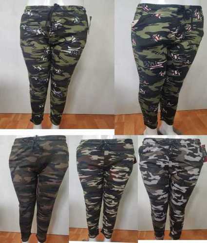 Imported Lycra Women Army pant Size Medium