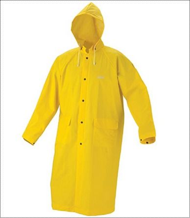 Unisex Pvc Plain Raincoat