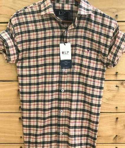 Mens Cotton Check Shirt Age Group: Adult