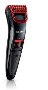 Philips Trimmer - Steel Blades, Washable Attachments | Skin-Friendly Rounded Tips, DuraPower Technology for Long Lasting Performance